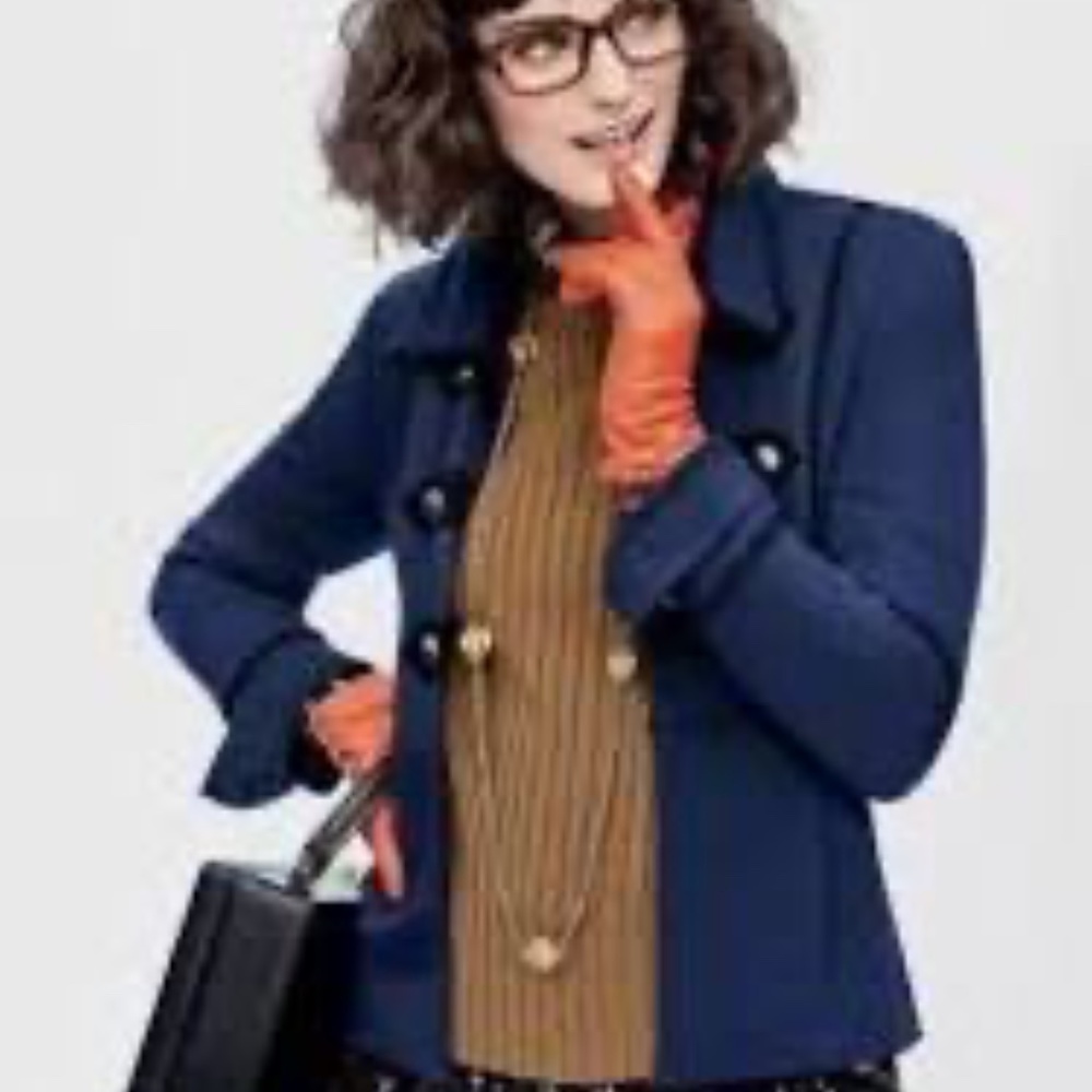 Cabi Blue Military Button Jacket (Medium) - Picture 3 of 4